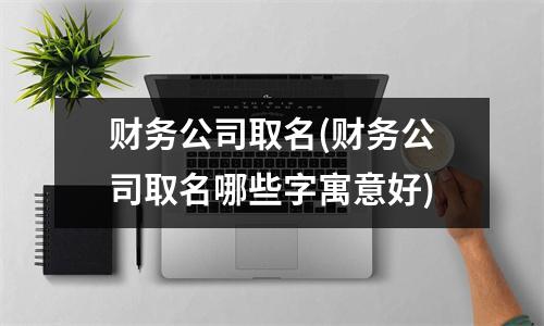 财务公司取名(财务公司取名哪些字寓意好)