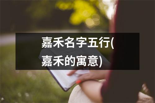 嘉禾名字五行(嘉禾的寓意)