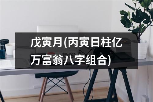 戊寅月(丙寅日柱亿万富翁八字组合)