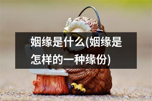 姻缘是什么(姻缘是怎样的一种缘份)