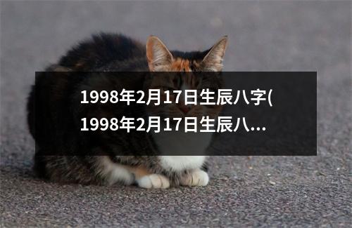 1998年2月17日生辰八字(1998年2月17日生辰八字)