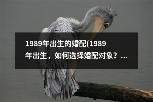 1989年出生的婚配(1989年出生，如何选择婚配对象？)