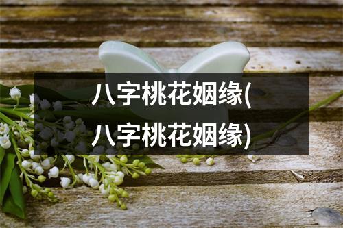 八字桃花姻缘(八字桃花姻缘)