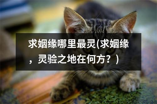 求姻缘哪里灵(求姻缘，灵验之地在何方？)