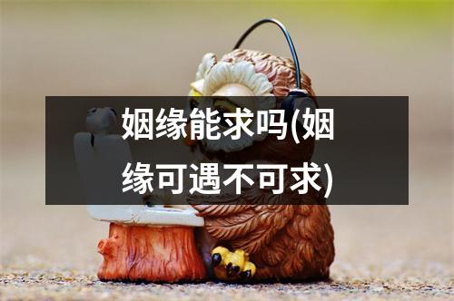 姻缘能求吗(姻缘可遇不可求)