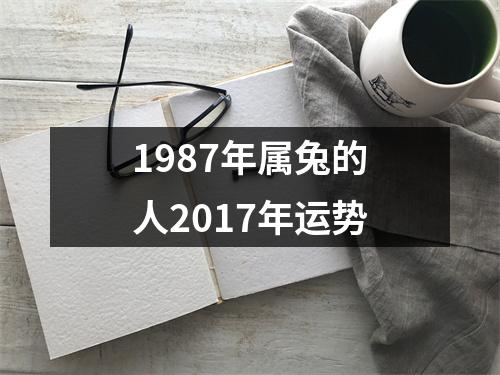 1987年属兔的人2017年运势