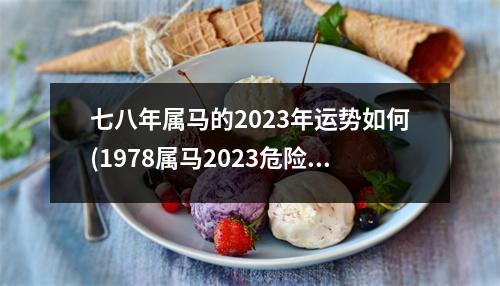 七八年属马的2023年运势如何(1978属马2023危险的一个月)