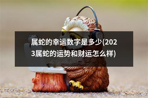 属蛇的幸运数字是多少(2023属蛇的运势和财运怎么样)