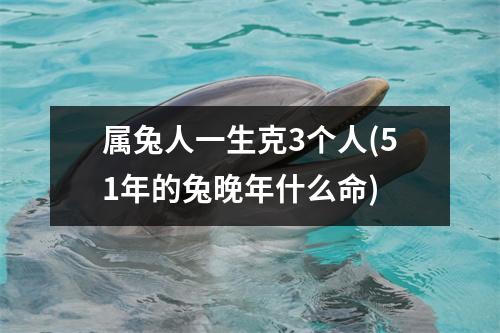 属兔人一生克3个人(51年的兔晚年什么命)