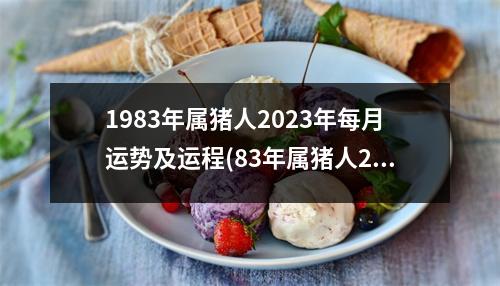 1983年属猪人2023年每月运势及运程(83年属猪人2023年每月运势及运程如何)