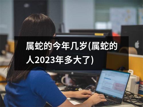 属蛇的今年几岁(属蛇的人2023年多大了)