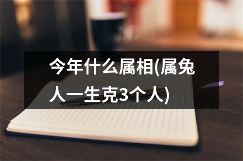 今年什么属相(属兔人一生克3个人)