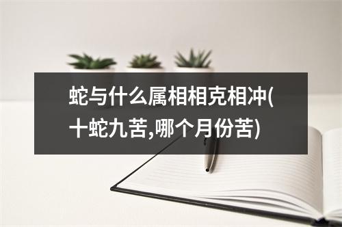 蛇与什么属相相克相冲(十蛇九苦,哪个月份苦)