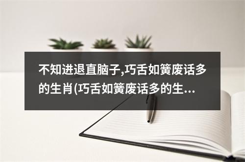 不知进退直脑子,巧舌如簧废话多的生肖(巧舌如簧废话多的生肖)